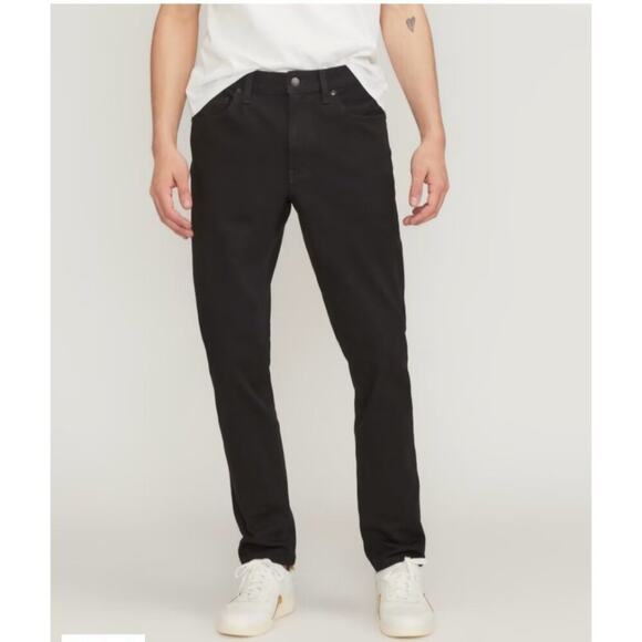 NWT Everlane Mens Slim 4-Way Stretch Organic Jean Black 32x30 - Picture 10 of 16